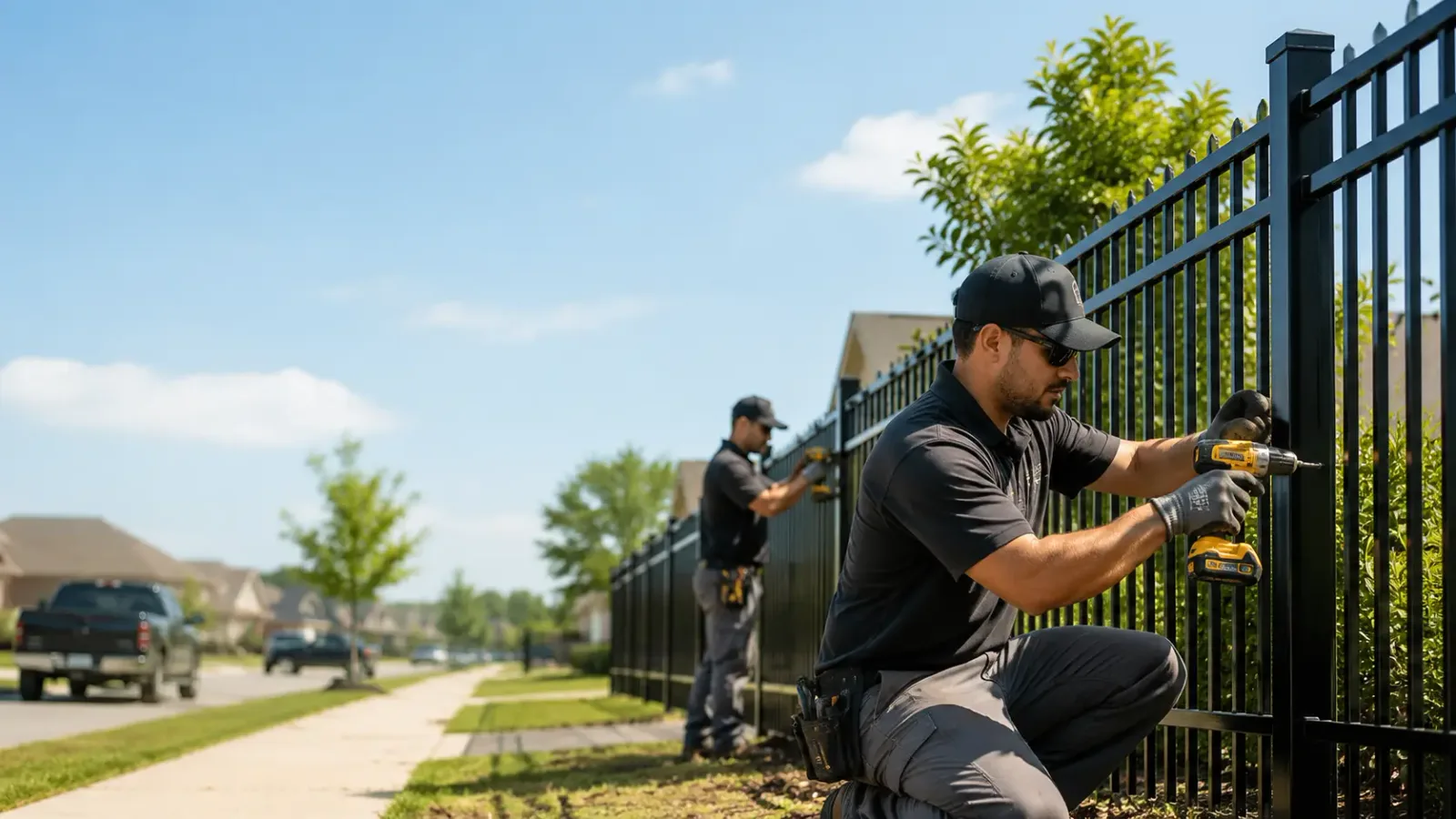 Metal Fence Installation in West Point, IL